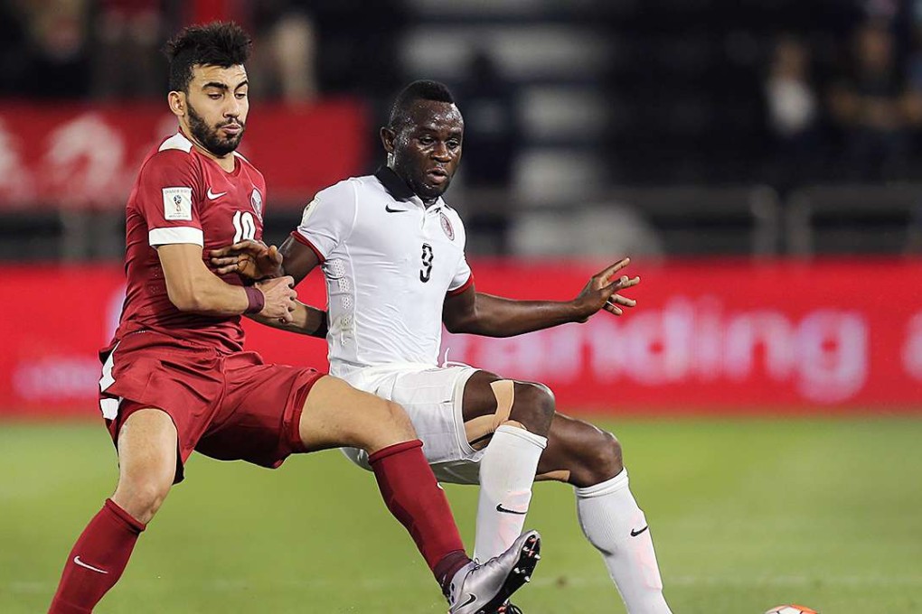 Hong Kong’s football team was eliminated in the World Cup Qualifiers after a defeat by Qatar. Photo: AFP