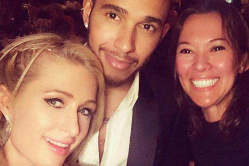 Paris Hilton snapped the selfie with Lewis Hamilton and a female friend. Photo: Instagram/Paris Hilton