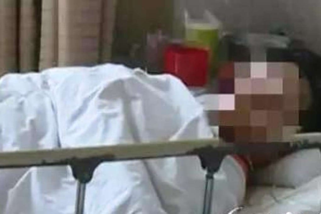 Xiaoxing is recovering in hospital after being bashed for refusing to give 5 yuan to classmate bullies. Photo: Qilu.com