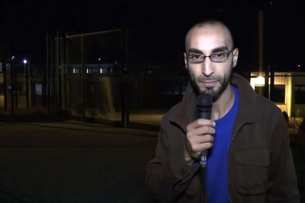 Faycal Cheffou, one of the main suspects of the Brussels attacks, speaking in a video posted on YouTube in 2014. Photo: AFP