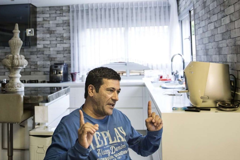 Convicted con man Gilbert Chikli, interviewed at his house in Ashdod, Israel, says he laundered 90 per cent of his illegal fortune through mainland China and Hong Kong.Photo: AP