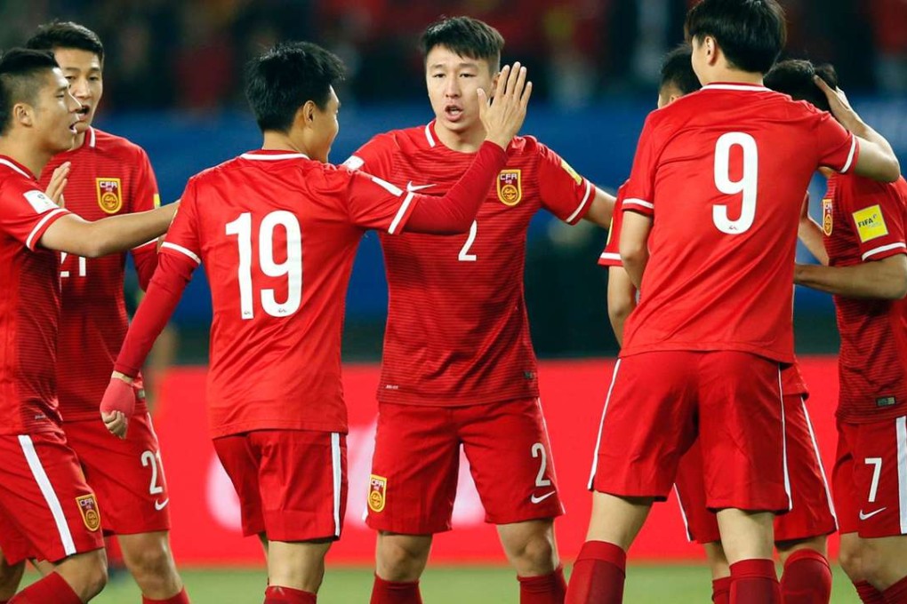 China’s players are facing a must-win game on Tuesday against group C leaders Qatar in Xian. Photo: AFP