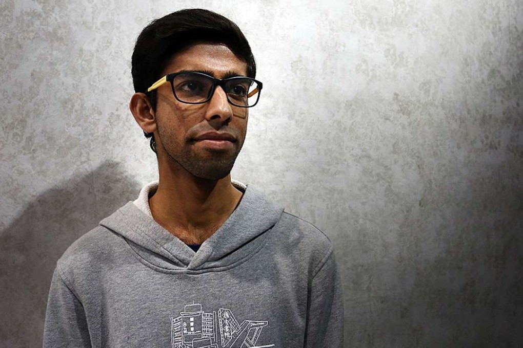 Chinese University student Sumair Hussain, who was initially denied a credit card, says the EOC treated him like he was the one who “did something wrong”. Photo: Jonathan Wong