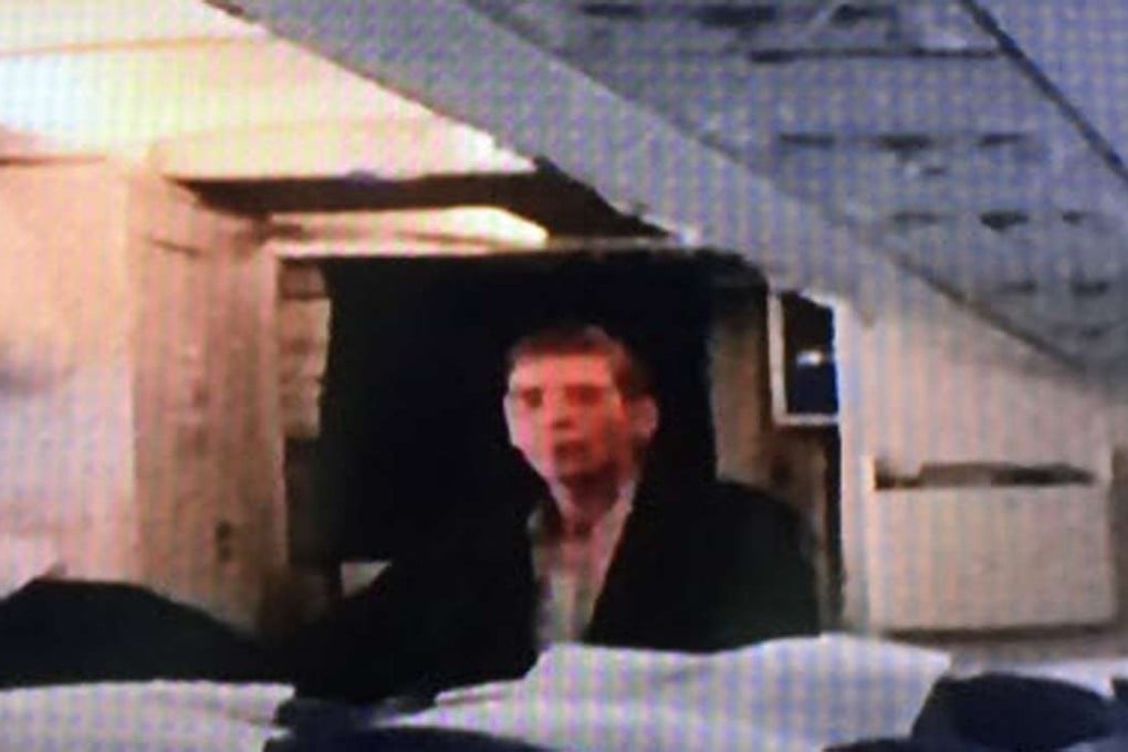 A screenshot from an Egyptian television reportedly shows the image of the hijacker of the Egyptian passenger plane at Larnaca Airport. Photo: Xinhua