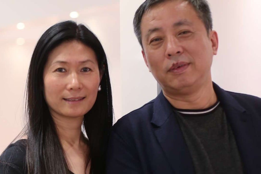 Art collectors Wang Wei (left) and her husband Liu Yiqian. Photo: SCMP Pictures
