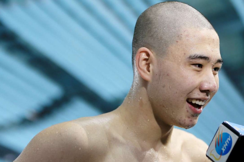 Wang Lizhuo, who swims for the Chinese Navy team, tested positive for the banned substance clenbuterol. Photo: Reuters