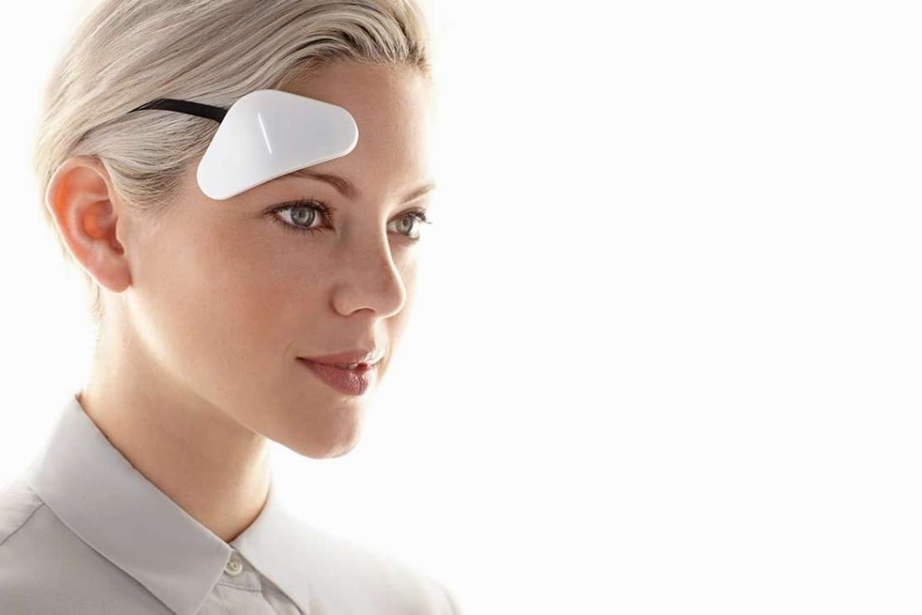 The Thync brain-stimulation device is claimed to energise of calm users, depending on where its lov-valtage electrical currents are directed. Photo: Handout/Thync