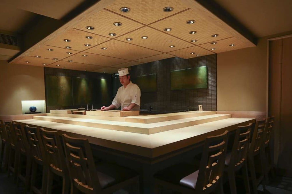 Interior of Sushi Tokami in Tsim Sha Tsui. Photos: Edmond So