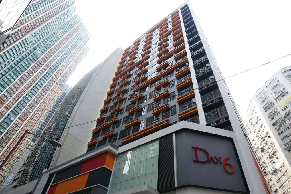 The body was found in a flat located in an industrial building in Tsuen Wan. Photo: Edward Wong
