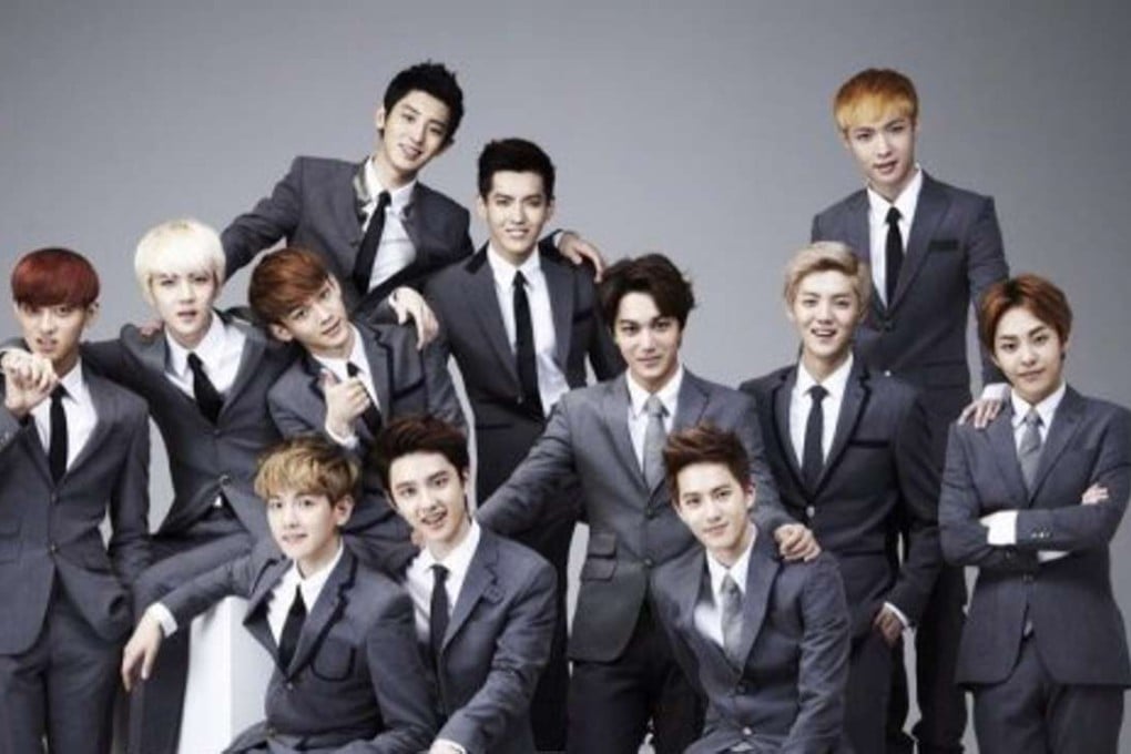 K-pop boy band EXO.