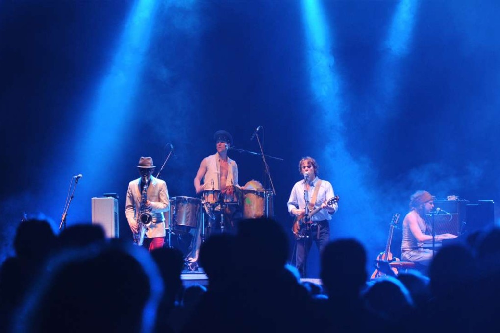 Johnny Borrell & Zazou perform in Germany. Photo: Corbis