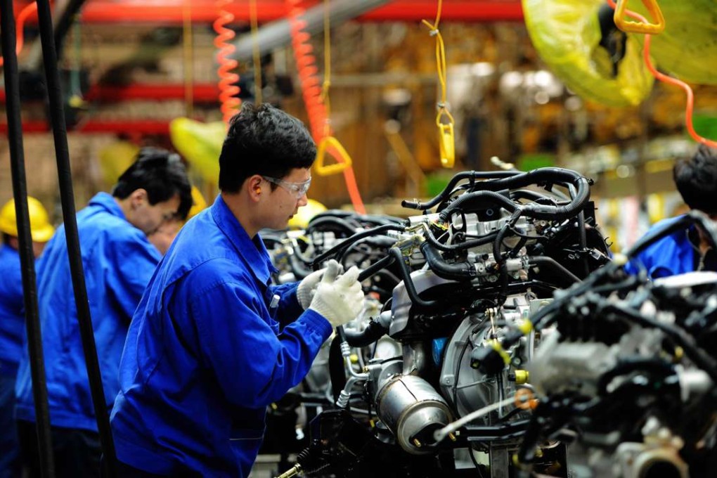 China’s government predicts the nation’s economy will grow by about 6.5 per cent annually over the next five years. Photo: AFP