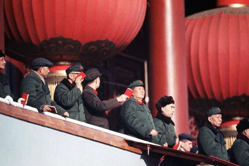 An undated photo of Mao Zedong inspecting Red Guards at Tiananmen Square. Photo: SCMP Pictures
