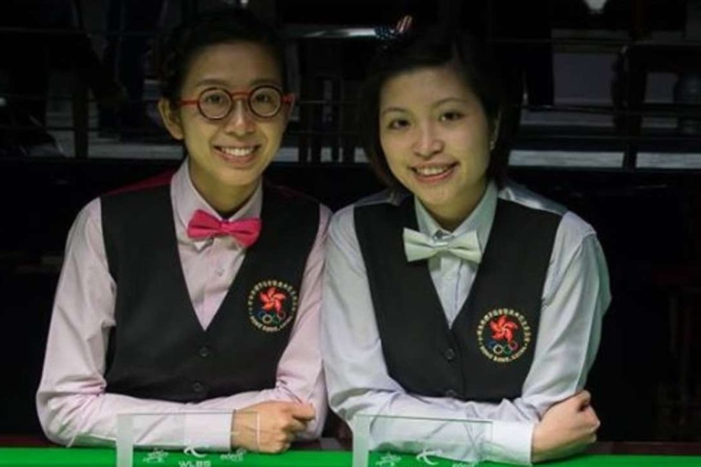 Ng On-yee and Katrina Wan Ka-kai after their victory. Photo: WLBS