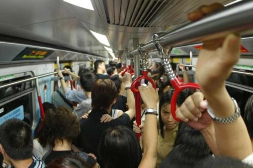 A higher number of indecent assault cases perpetrated on the MTR contributed to the increase in reported cases. Photo: SCMP Pictures