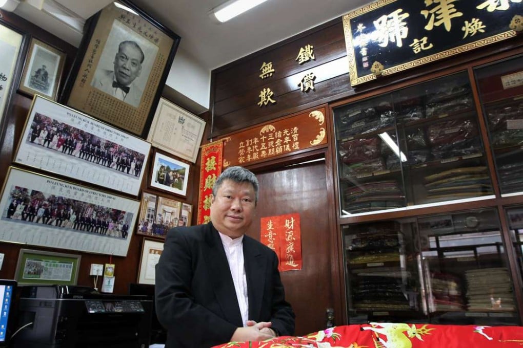 Funeral operator Kenneth Leung says the city could face a shortage of 400,000 urn spaces by 2023 if nothing is done. Photo: Bruce Yan