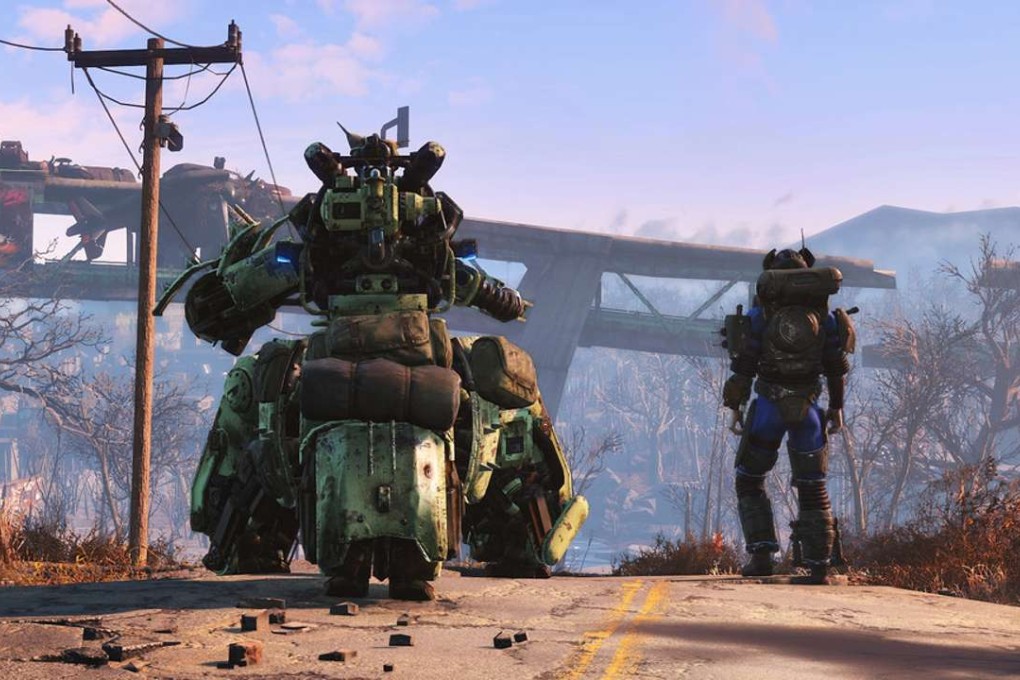 An action scene from Fallout 4: Automatron.