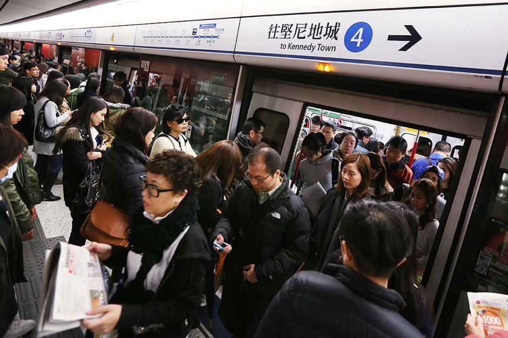 Instead of providing periodic discounts to mitigate against the impact of fare increases, the MTR should consider more long-term concessions. Photo: Nora Tam