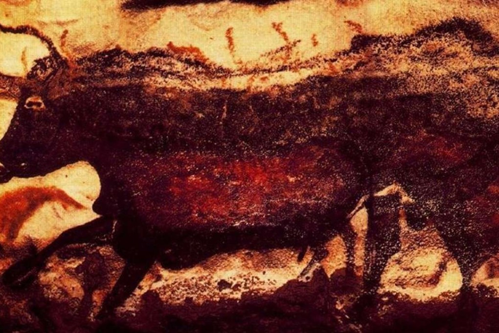 An aurochs is depicted in a prehistoric painting on the walls of the famed Lascaux caves. Photo: SCMP Picture