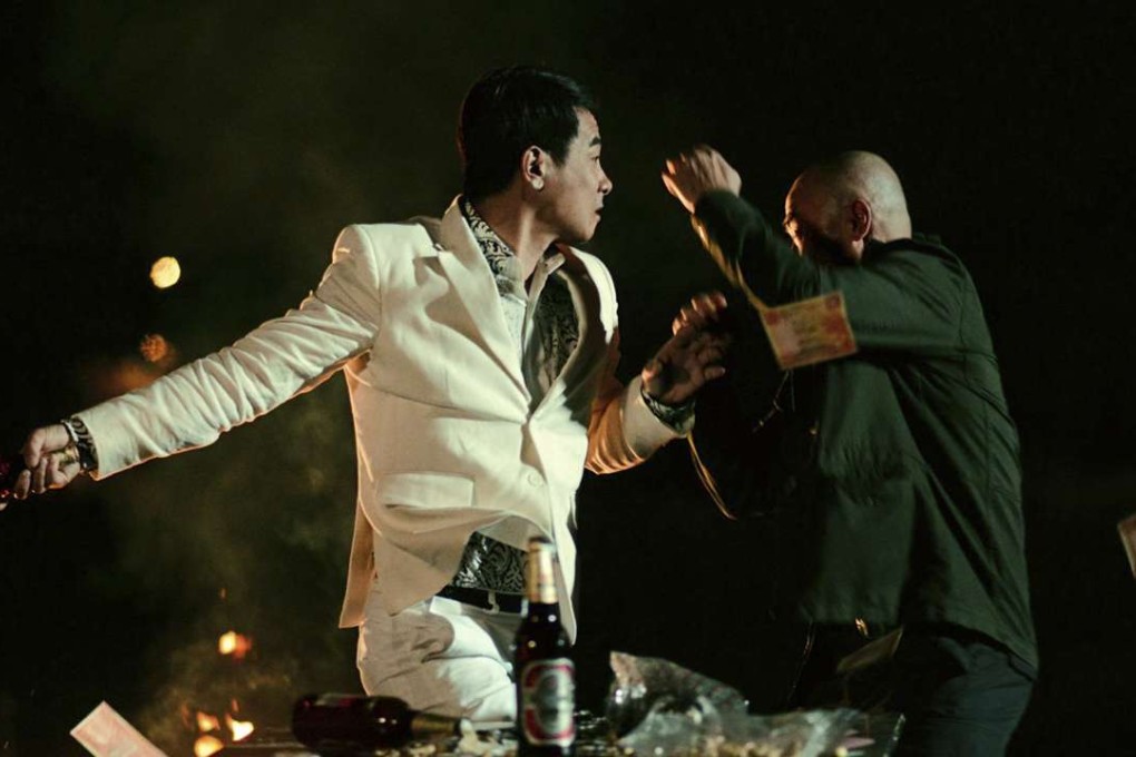 Jordan Chan plays an audacious criminal in Trivisa (Category IIB; Cantonese, Putonghua). The film, which also stars Lam Ka-tung and Richie Jen, is directed by Frank Hui, Jevons Au, and Vicky Wong .