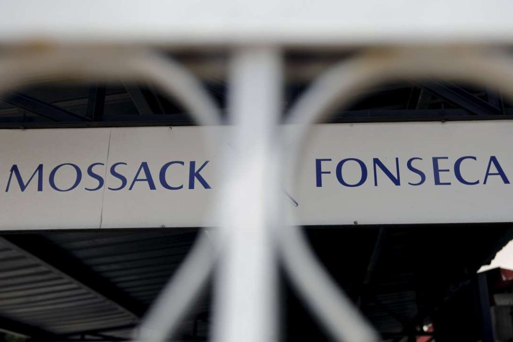 Mossack Fonseca law firm sign is pictured in Panama City. Photo: Reuters