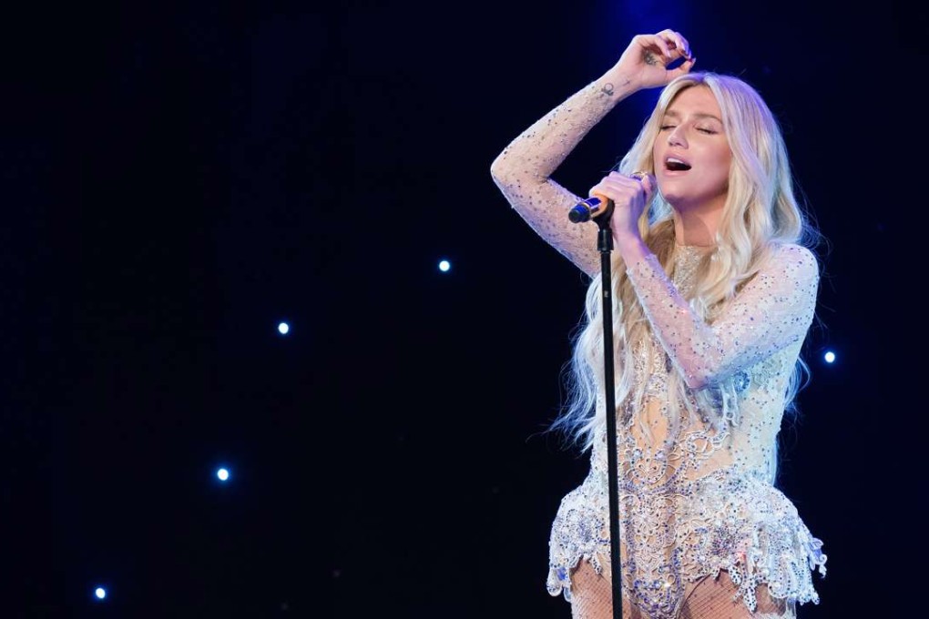 Kesha performs in New York in 2015. The pop star says producer Dr Luke drugged and raped her and subjected her to years of emotional and psychological abuse. Photo: AP