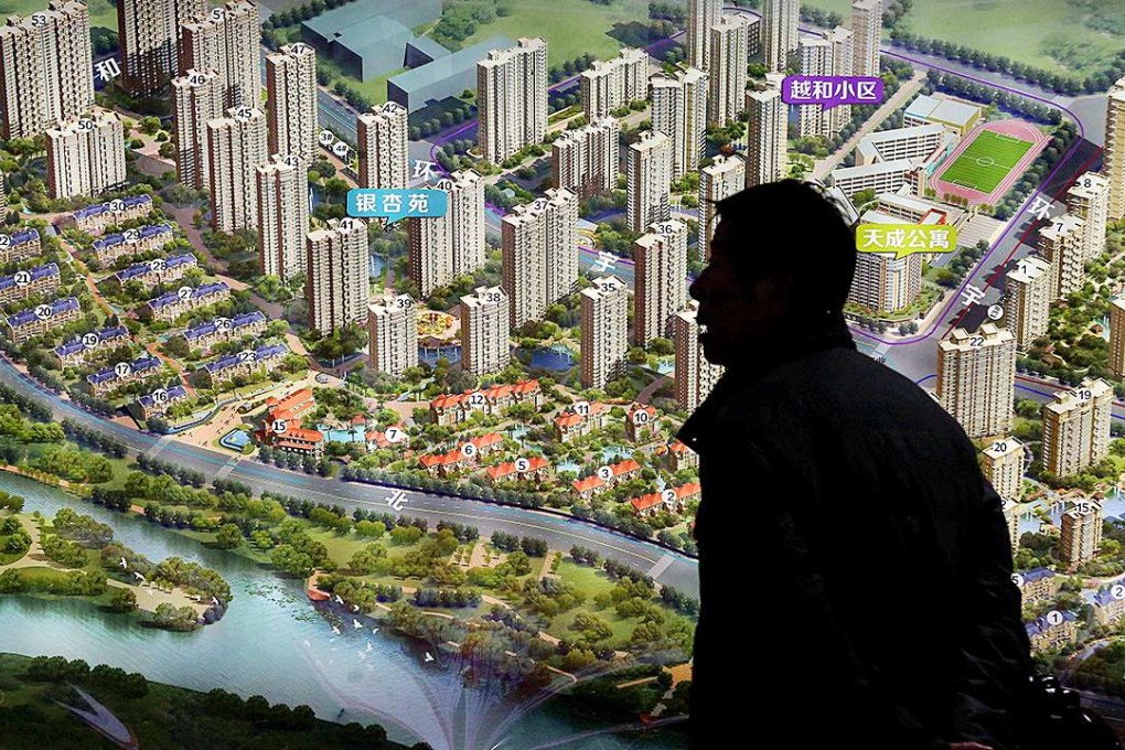 Chinese authorities have eased credit regulations, lowered down payment requirements and cut taxes.The floor space of houses newly started is still below the amount sold, indicating developers are becoming more prudent in their market outlook. Photo: Imaginechina