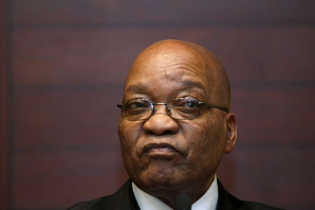 South African President Jacob Zuma ignored an order to repay some of the US$16 million in state funds spent on renovating his home. Photo: Reuters