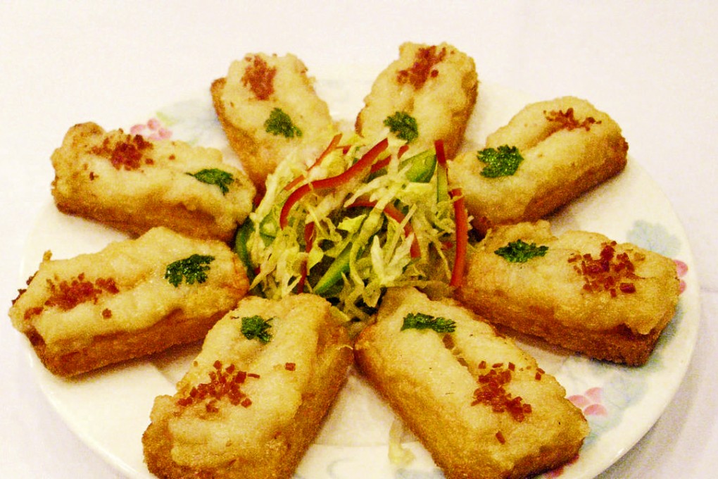 Fried shrimp toast at Fung Shing Restaurant, Prince Edward.