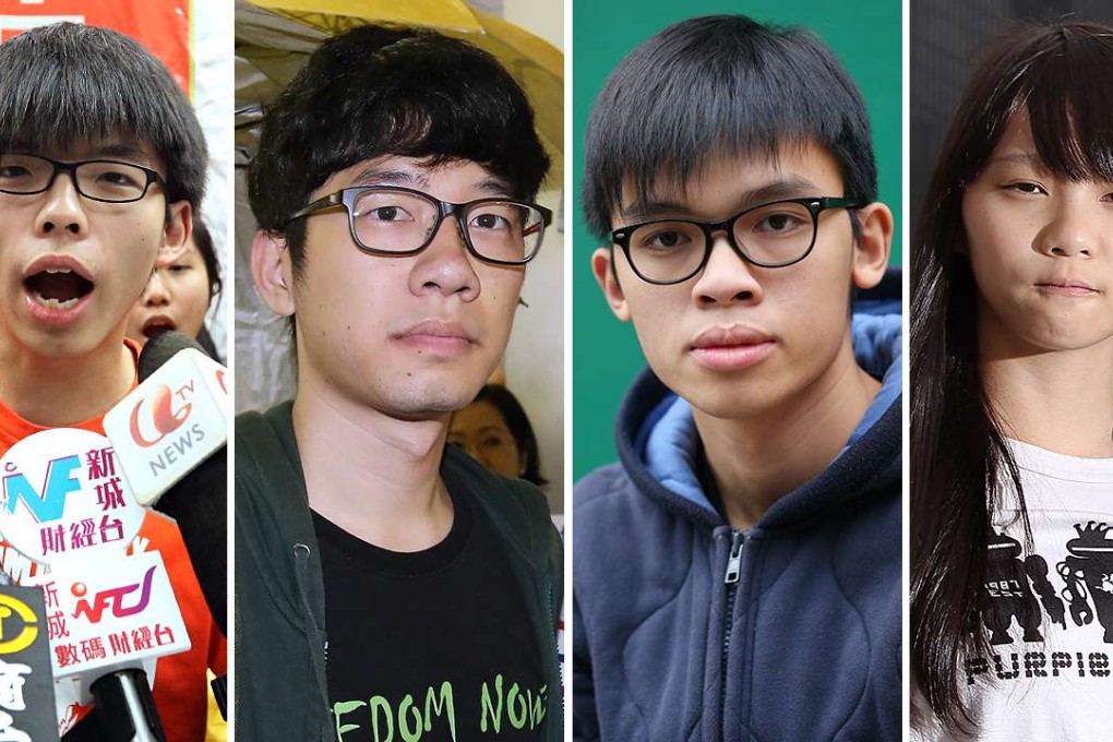 Occupy movement comrades Nathan Law Kwun-chung, Oscar Lai Man-lok and Agnes Chow Ting will join him in the “stand for democracy”