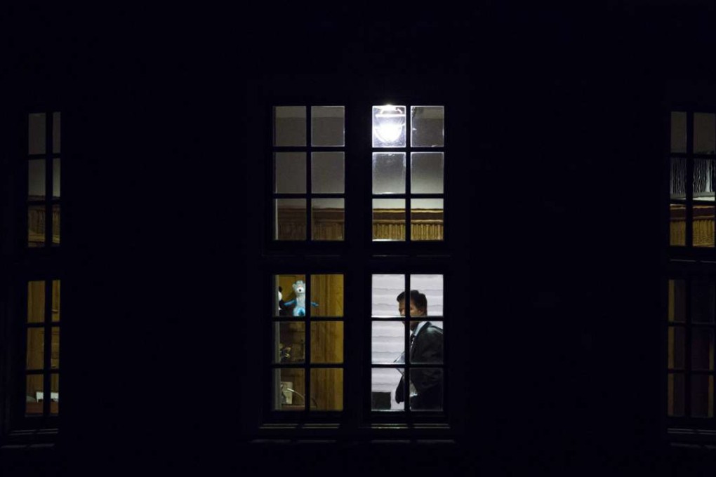 Dutch Prime Minister Mark Rutte is seen in his office in the Hague on Wednesday, the evening of the Dutch referendum about the association agreement between the EU and Ukraine. Photo: EPA