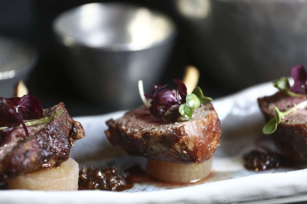 Lamb chops with black garlic and hatcho miso from Koko in Central. Photos: Jonathan Wong