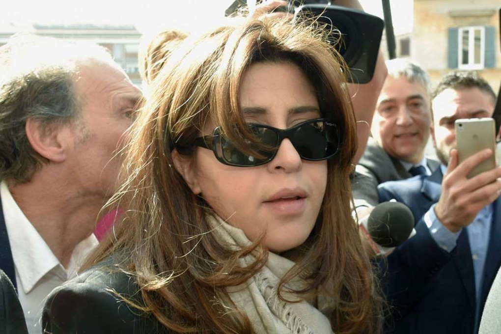 Francesca Chaouqui, an Italian PR consultant accused of leaking classified documents to journalists, arrives on Wednesday at the Vatican for a hearing of the "Vatileaks" trial. Photo: AFP