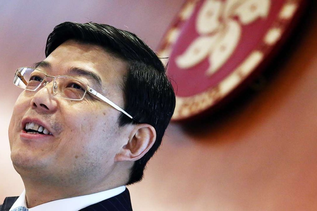 Wang Zhenmin attends the forum on legal education at Chinese University. Photo: Nora Tam