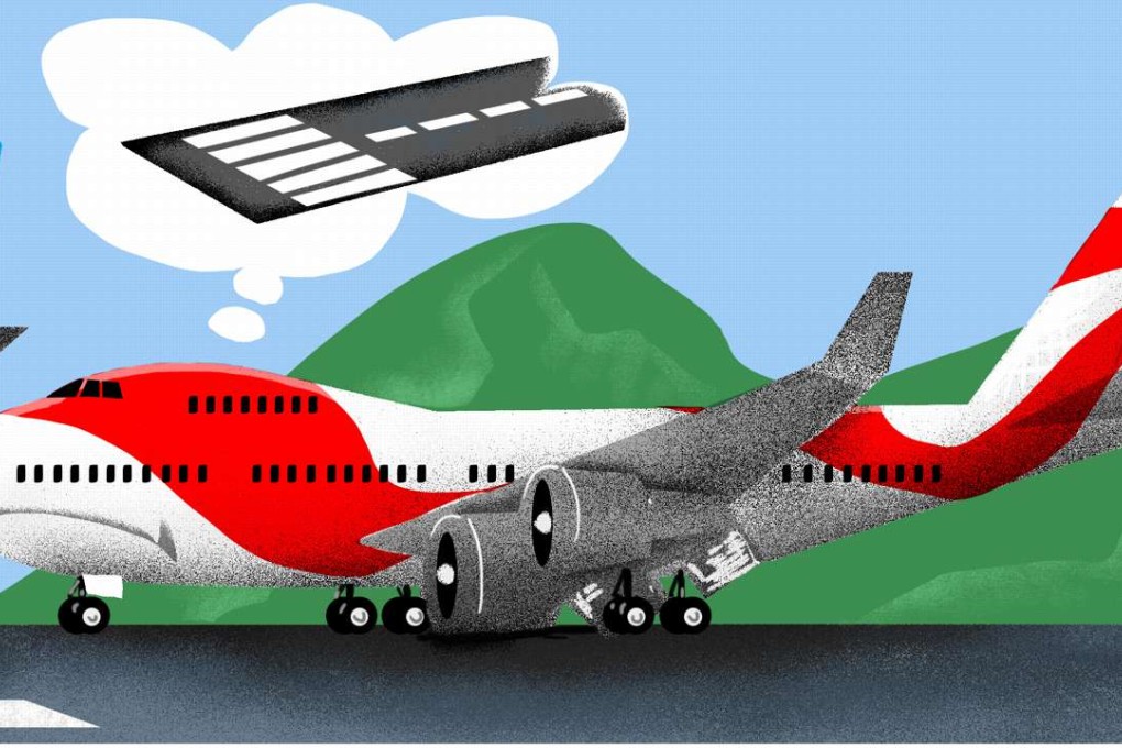 To meet safety requirements, the maximum capacity of Hong Kong’s existing two runways is 68 flight movements per hour.