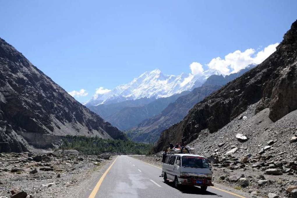 A file picture of the Karakoram Highway linking China and Pakistan. The deals signed include infrastructure projects. Photo: Xinhua