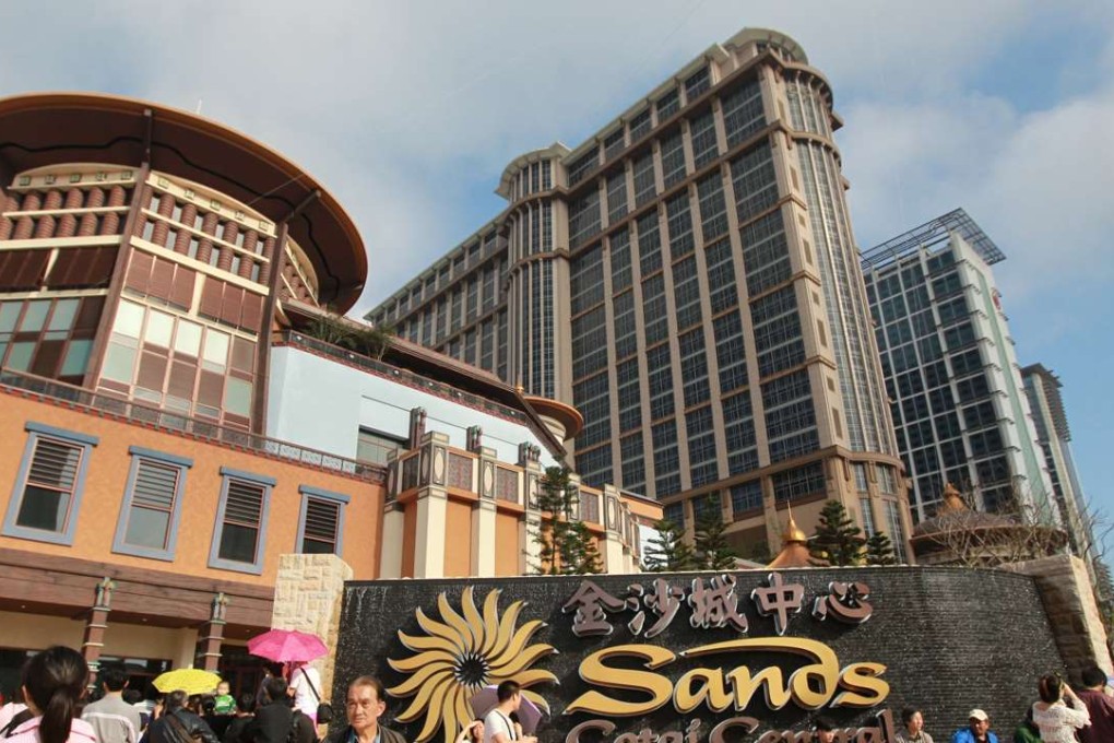 Thef Sands Cotai Central in Macau. Photo: Dickson Lee