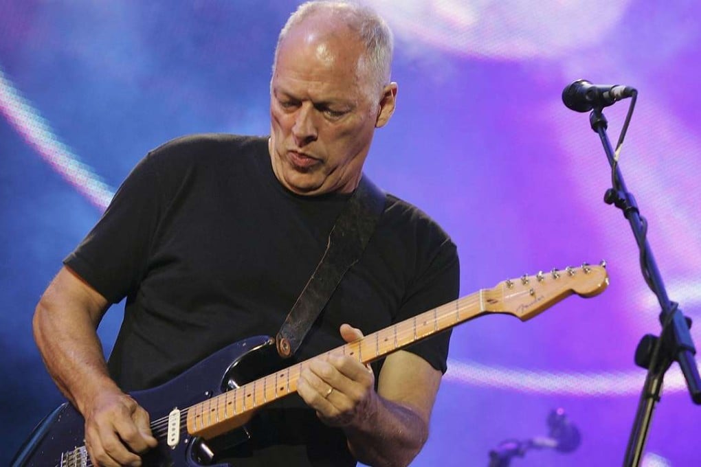 David Gilmour on stage at Live 8 London in Hyde Park on July 2, 2005. Photo: Getty Images