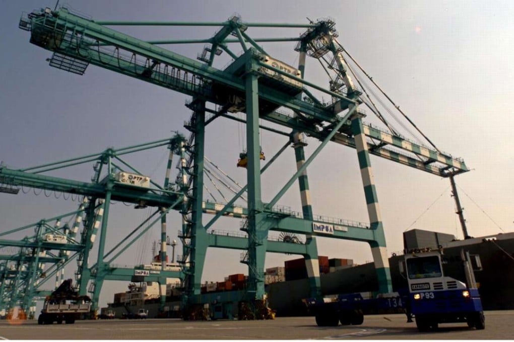 Malaysia’s Tanjung Pelepas Port in the southern state of Johor. Photo: Reuters