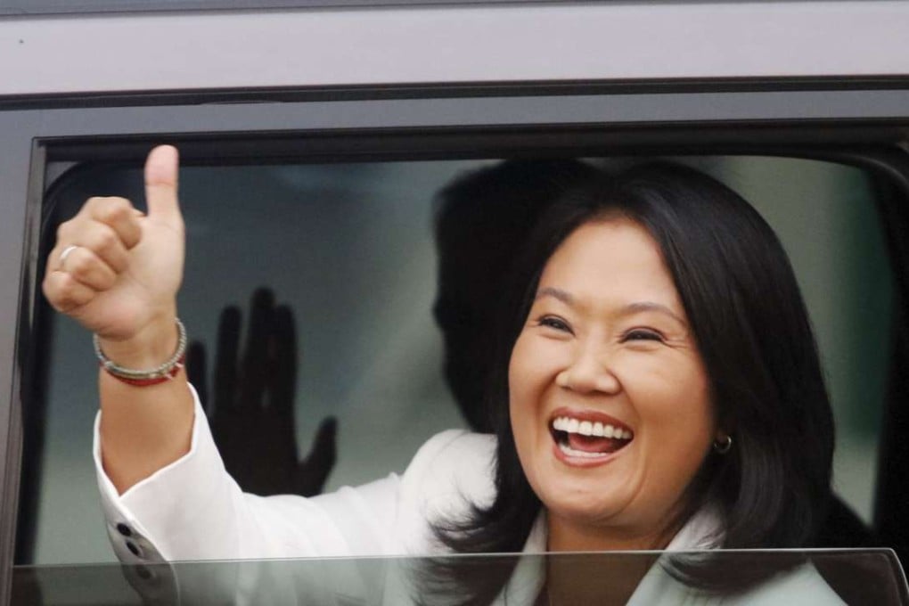 In a bid to project a more moderate image, Keiko Fujimori has sworn not to pardon her father if elected. Photo: Reuters