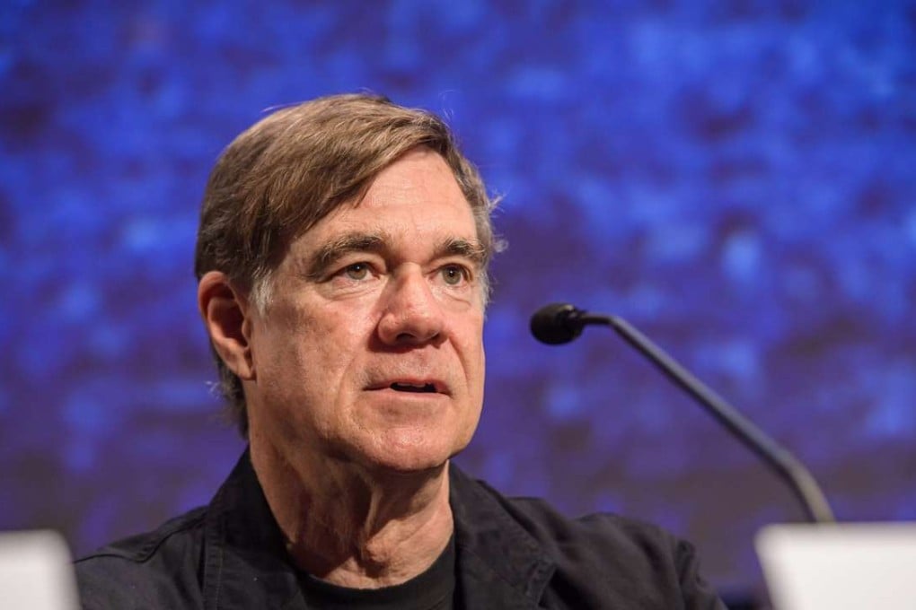 US director Gus Van Sant addresses a press conference during a retrospective of his work at Cinematheque Francaise in Paris this week. Photo: EPA