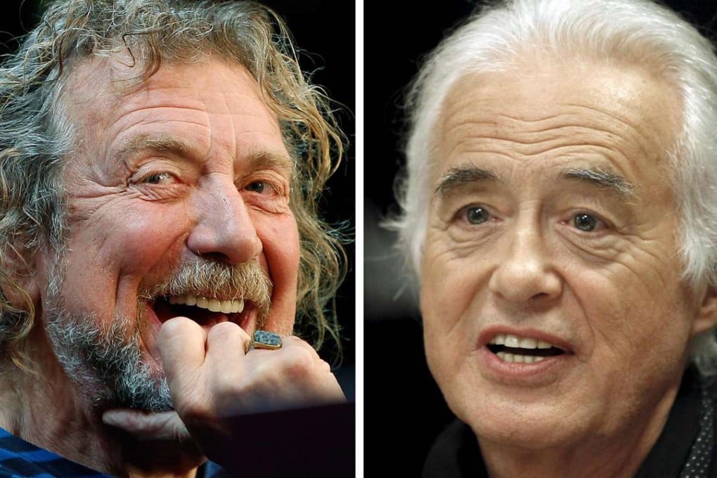 Lead singer Robert Plant (left) and guitarist Jimmy Page of the British rock band Led Zeppelin, who must face a US jury trial over whether they stole the opening chords for their 1971 classic Stairway to Heaven. Photo: Reuters