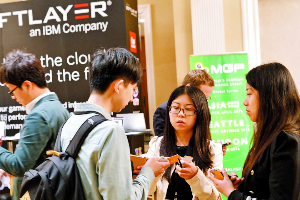 Young Chinese game players attend last year’s Mobile Game Forum (MGF) Asia.