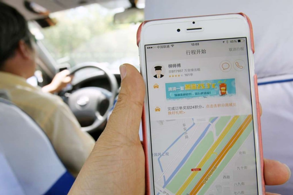 Didi’s new cross-border services will feature the same Chinese user interface as on the mainland. Photo: Simon Song