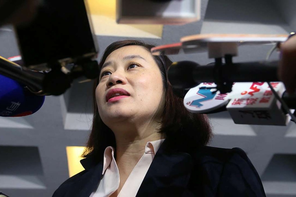 Jan He, representing mainland investor Si Rongbin, said HK$50 million had been put in place for wages owed to former ATV staff. Photo: Felix Wong