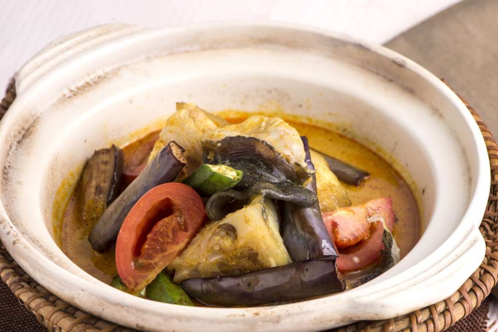 Curry fish head at PappaRich Malaysian Delights in Causeway Bay.