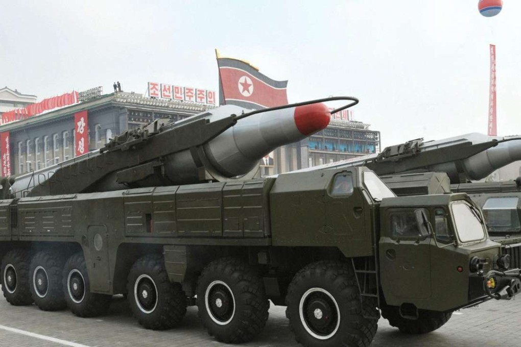 A photo dated October 2010 and made available by the North Korean Central News Agency (KCNA) shows a ‘Musudan’ missile displayed during a military parade marking the 65th anniversary of the foundation of the Workers' Party of Korea, in Pyongyang, North Korea. Photo: EPA
