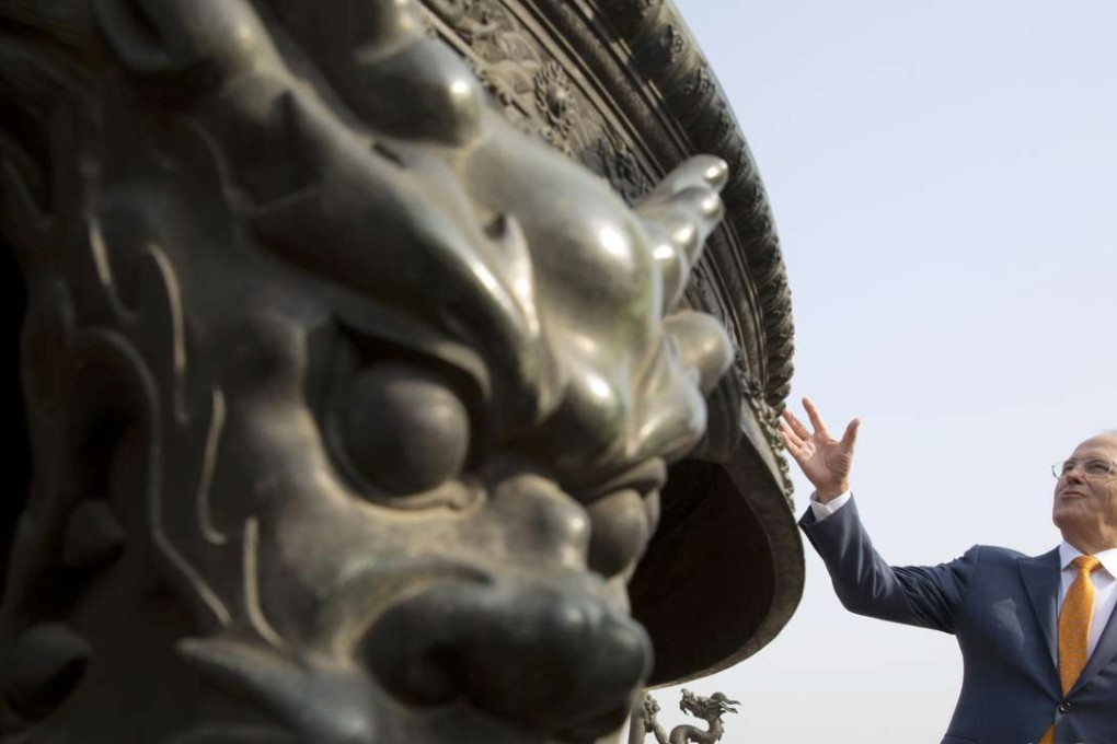 Australian Prime Minister Malcolm Turnbull visits the Ancient Observatory in Beijing on Friday. Photo: AP