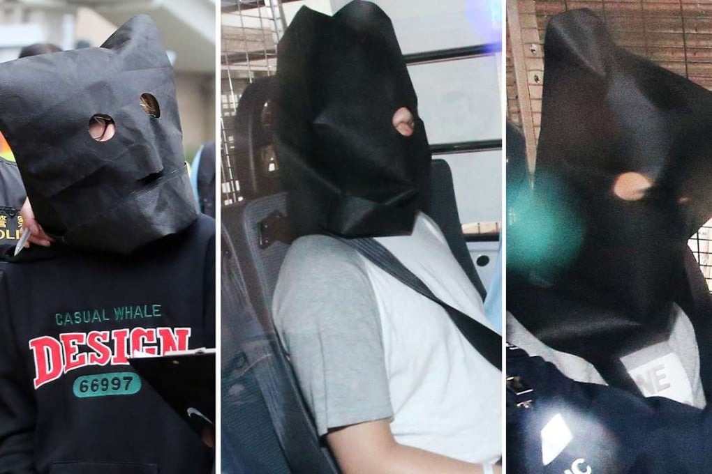 Three more suspects in the cement murder case arriving at Tsuen Wan Court on Friday. Photos: Edward Wong, David Wong