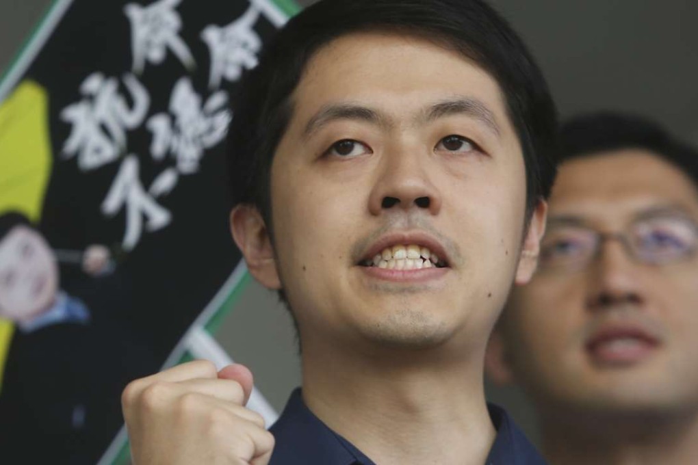 Central and Western district councillor Ted Hui might succeed outgoing lawmaker Sin Chung-kai in Hong Kong Island. Photo: Sam Tsang